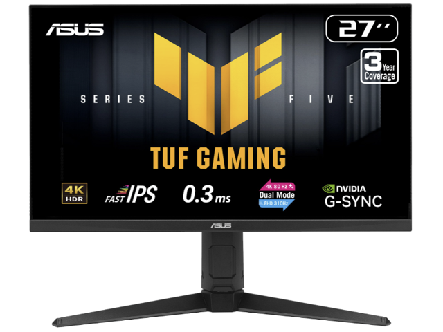Asus TUF Gaming 27" 4K HDR IPS G-Sync Monitor: $337.81 Asus TUF Gaming 27" 4K HDR IPS G-Sync Monitor: $337.81