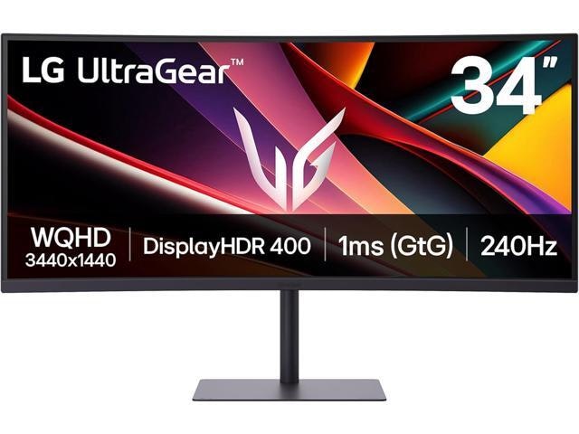 LG UltraGear 34" Ultrawide 1440p HDR IPS LED FreeSync Curved Monitor: $447.95