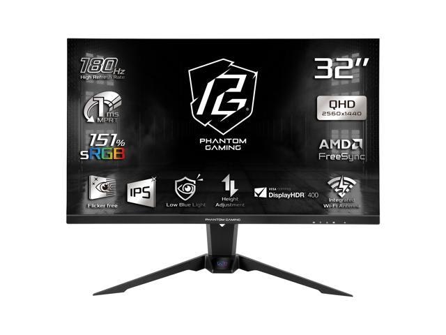 ASRock Phantom Gaming 32" 1440p HDR IPS FreeSync Monitor: $207