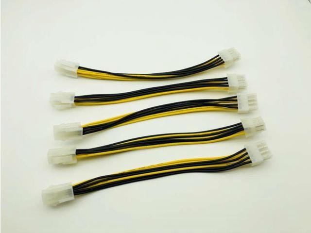 ATX 4-Pin Male to 8-Pin Female EPS Power Adapter Cable 5-Pack: $25.73 ATX 4-Pin Male to 8-Pin Female EPS Power Adapter Cable 5-Pack: $25.73