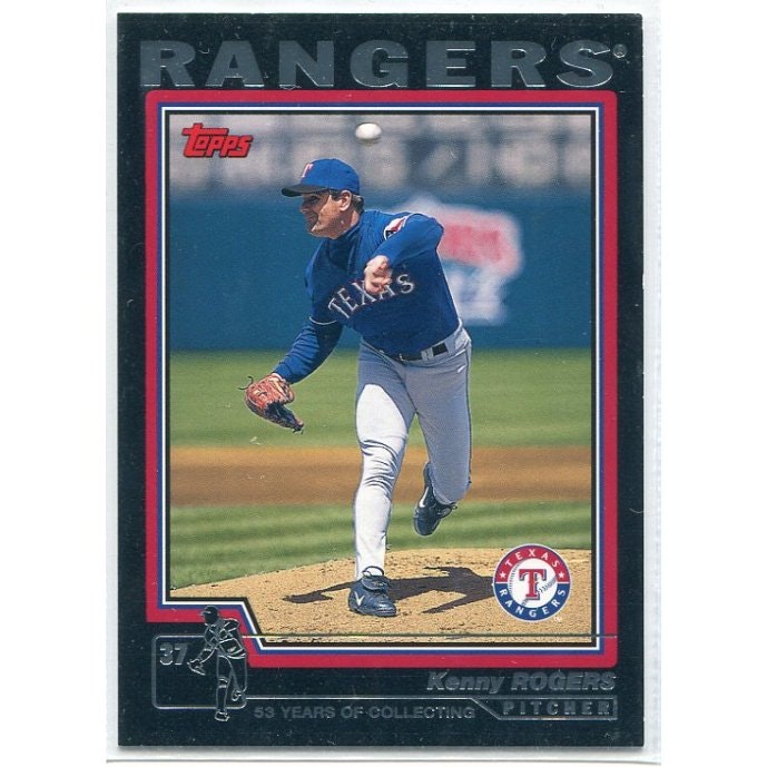 2004 Topps Black Kenny Rogers #607 Card: $12