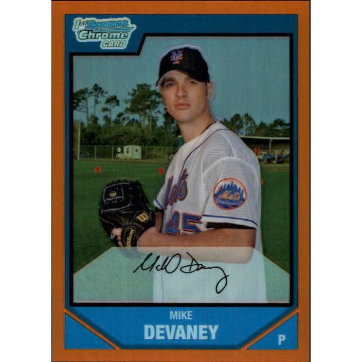 2007 Bowman Chrome Prospects Orange Refractor Mike Devaney Card: $27 2007 Bowman Chrome Prospects Orange Refractor Mike Devaney Card: $27