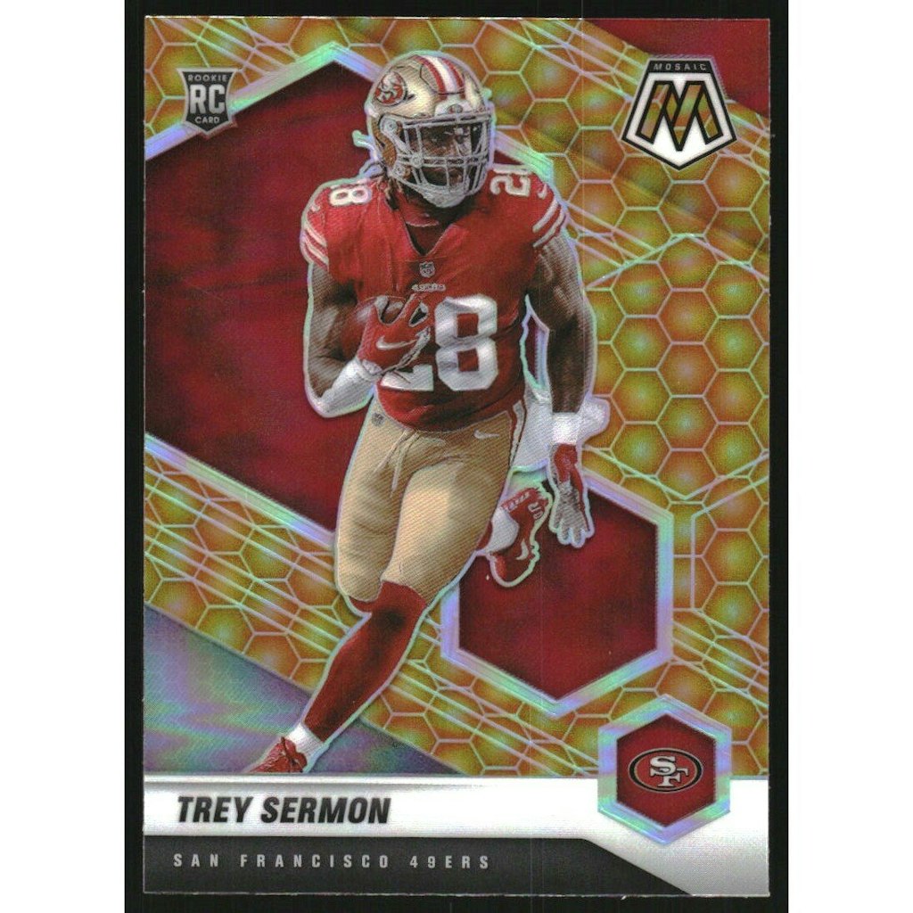 2021 Panini Mosaic Trey Sermon Honeycomb Trading Card: $36 2021 Panini Mosaic Trey Sermon Honeycomb Trading Card: $36