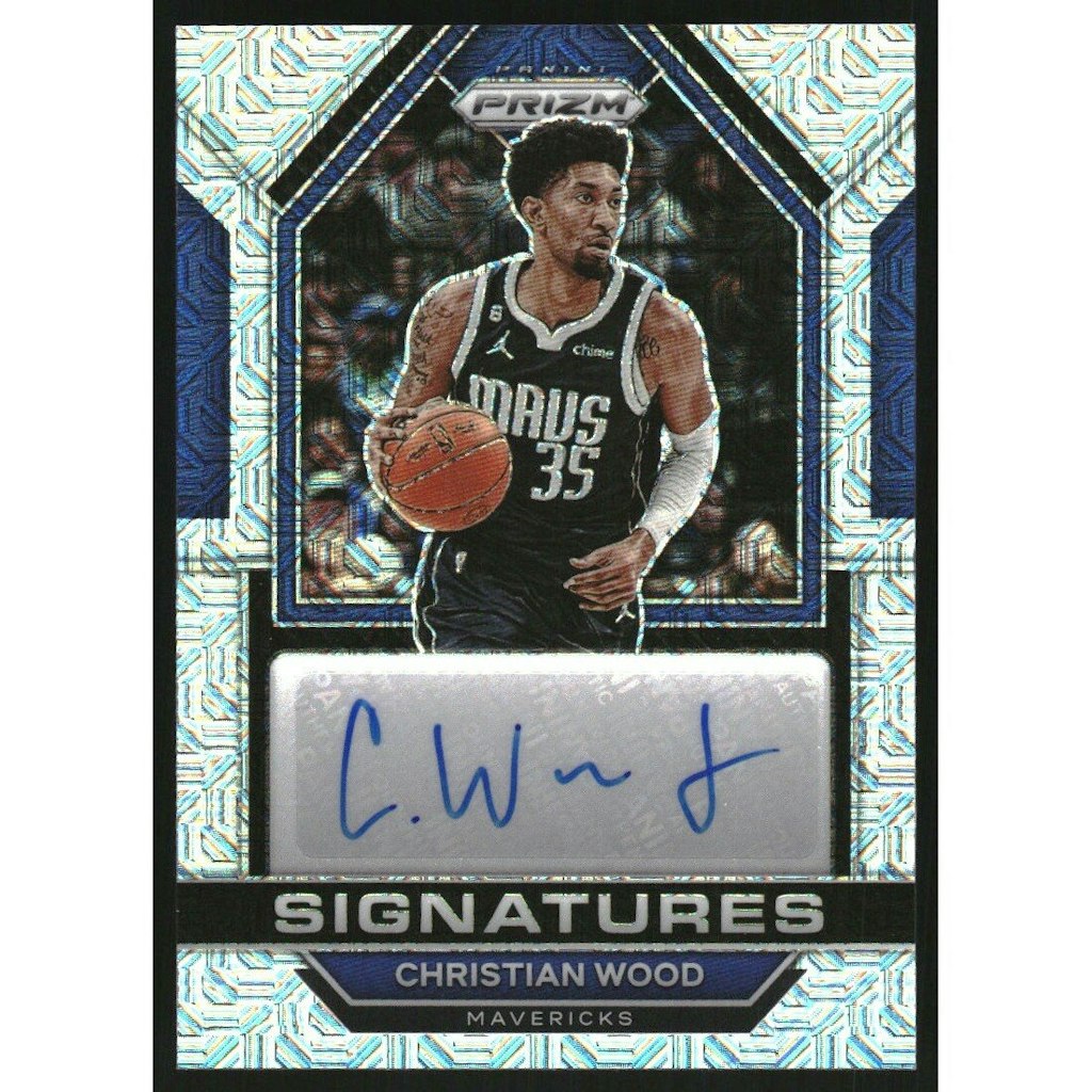 2022-23 Panini Prizm Christian Wood Mojo Signature Card: $18 2022-23 Panini Prizm Christian Wood Mojo Signature Card: $18