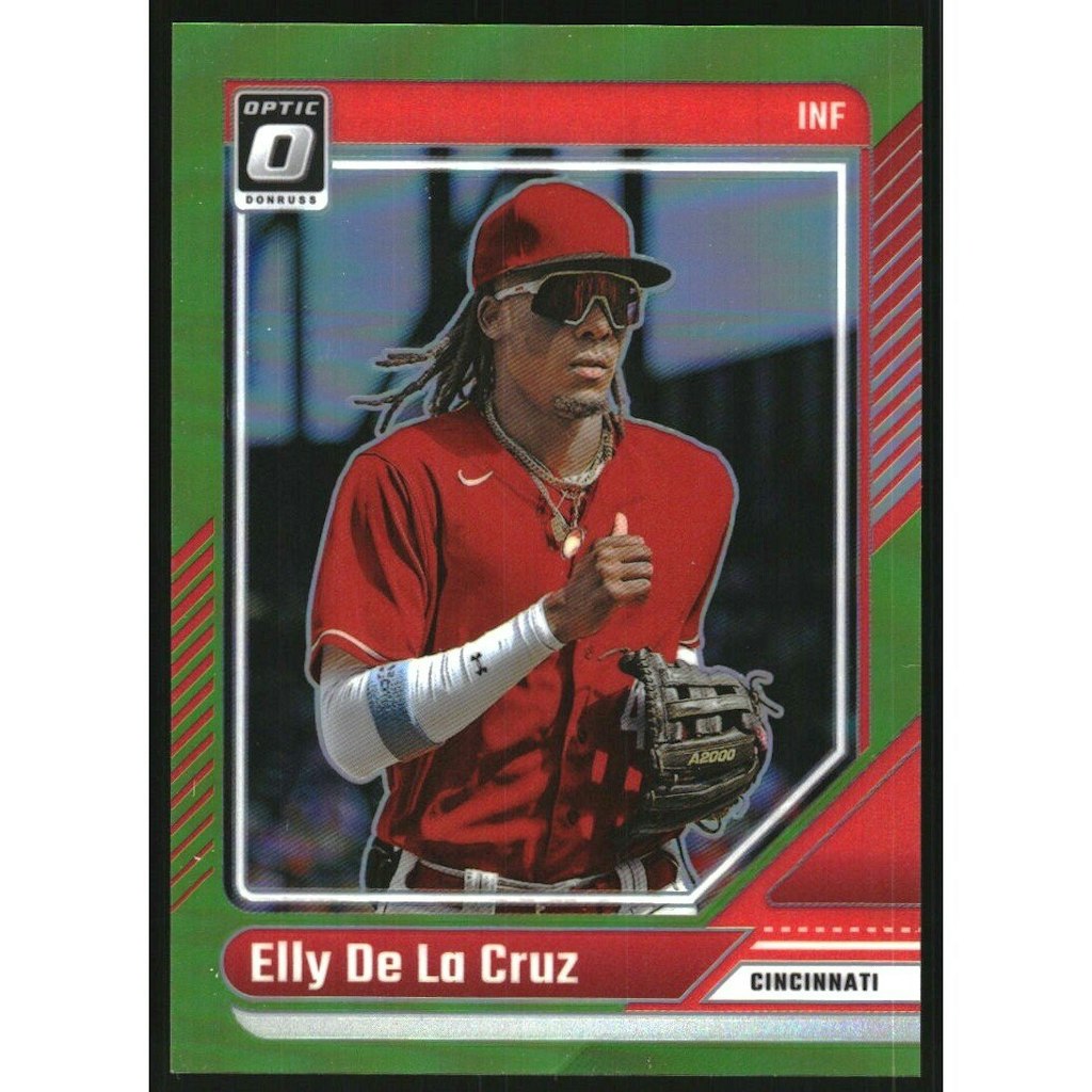 2024 Donruss Optic Lime Green Elly De La Cruz Card: $1,350 2024 Donruss Optic Lime Green Elly De La Cruz Card: $1,350