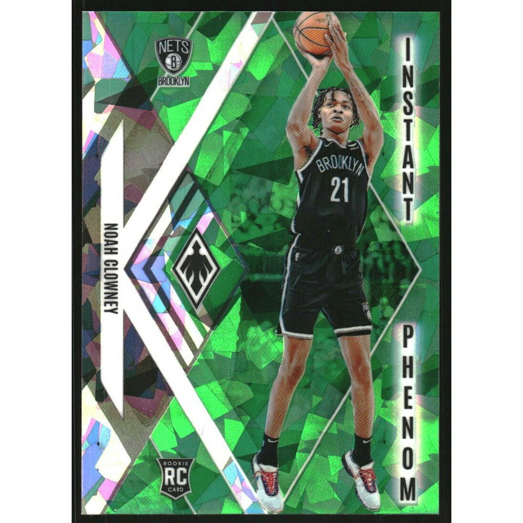 2023-24 Panini Phoenix Noah Clowney Instant Phenom Green Ice Trading Card: $10.80 2023-24 Panini Phoenix Noah Clowney Instant Phenom Green Ice Trading Card: $10.80