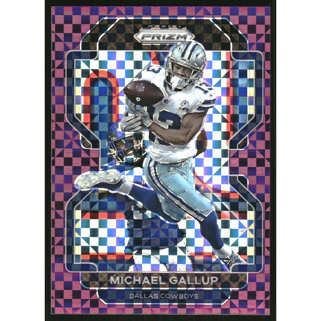 2021 Panini Prizm Purple Power Michael Gallup #240 Trading Card: $10.80 2021 Panini Prizm Purple Power Michael Gallup #240 Trading Card: $10.80