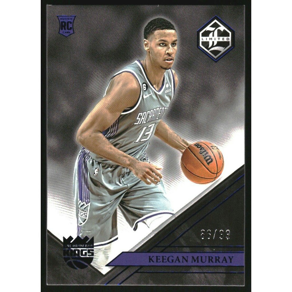 2022-23 Panini Chronicles Keegan Murray Limited Blue Rookie Card: $10.80 2022-23 Panini Chronicles Keegan Murray Limited Blue Rookie Card: $10.80