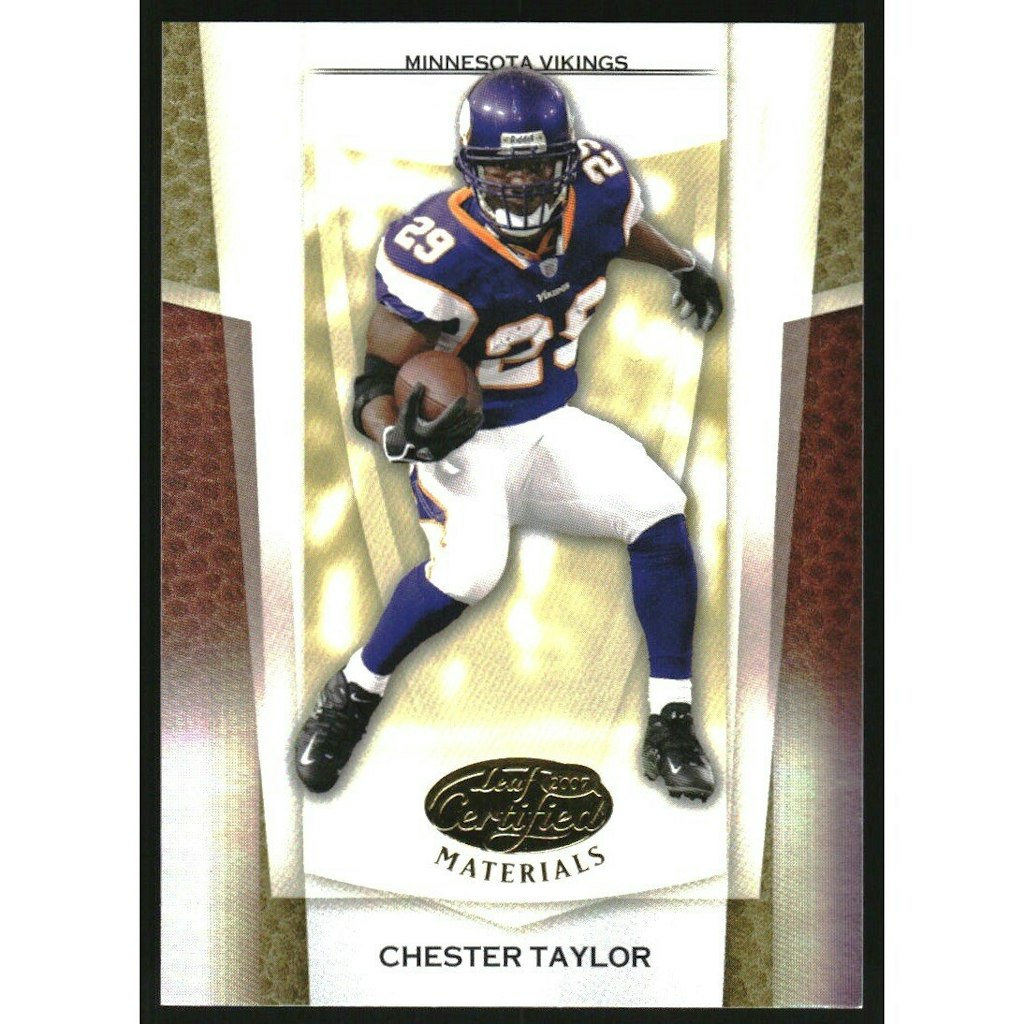 2007 Leaf Certified Materials Mirror Gold Chester Taylor Trading Card: $10.80