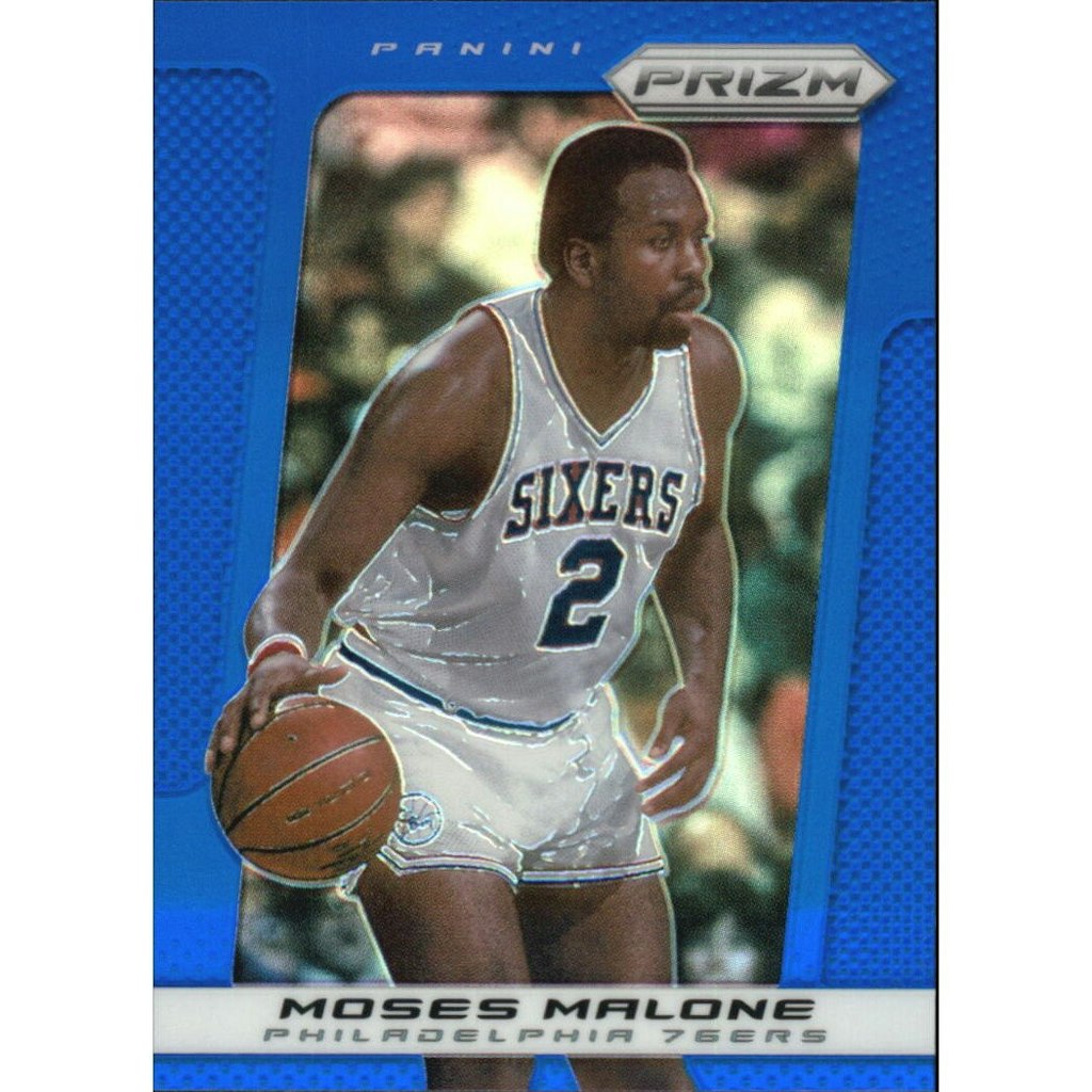 2013-14 Panini Prizm Blue Moses Malone Card #229: $10.50