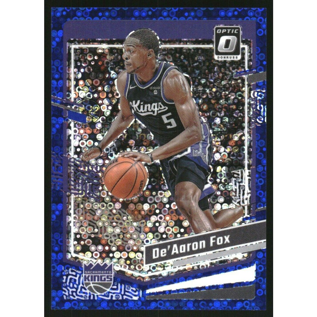 2023-24 Donruss Optic Fast Break Blue De'Aaron Fox #52: $12
