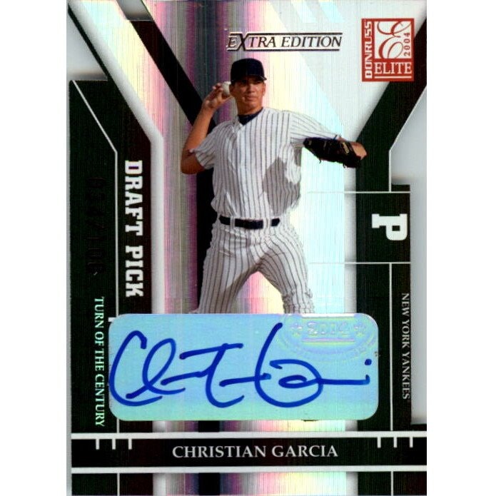 2004 Donruss Elite Extra Edition Signature Christian Garcia Rookie Card: $14