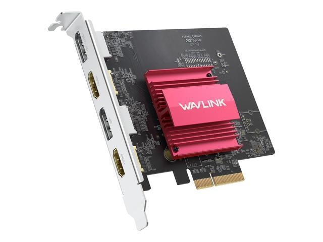 Wavlink DL7400 PCIe 3.0 Quad-Display Graphics Card: $129.99 Wavlink DL7400 PCIe 3.0 Quad-Display Graphics Card: $129.99