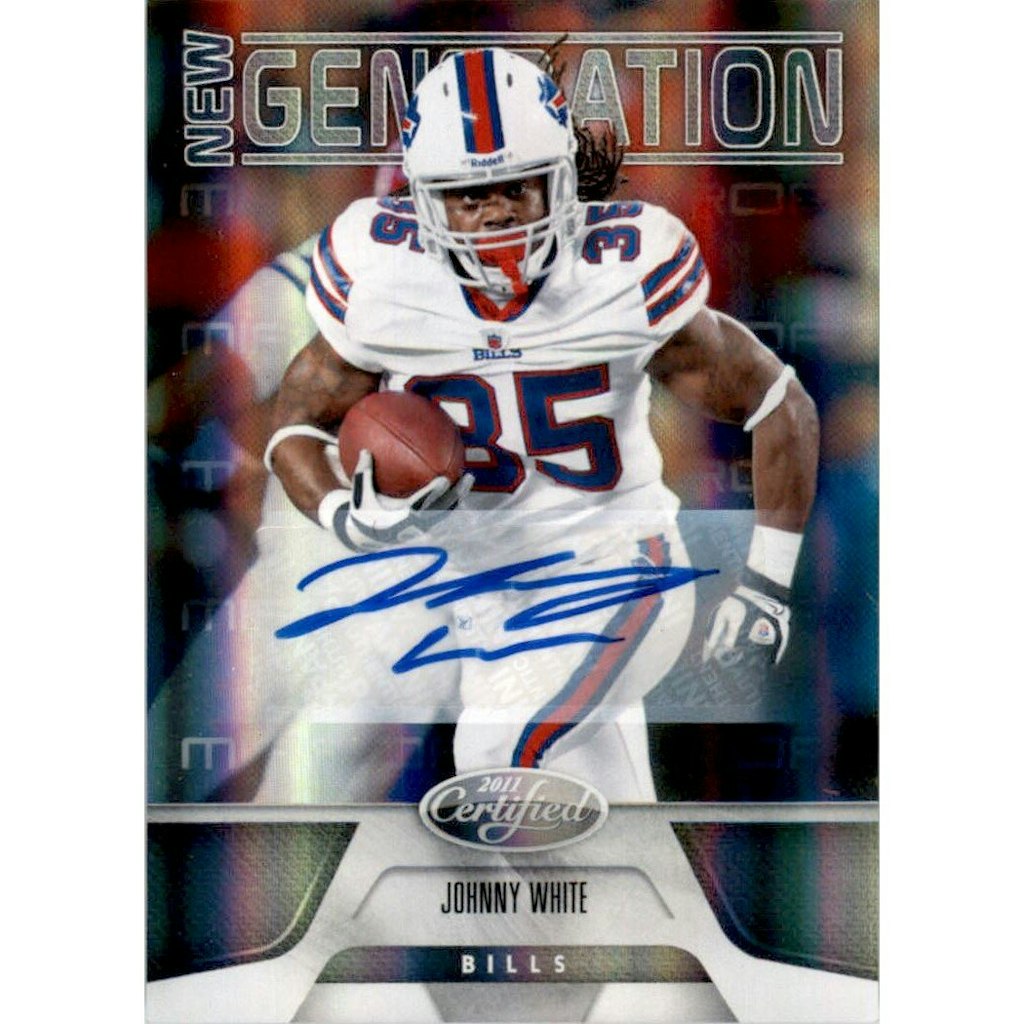 2011 Certified Mirror Gold Johnny White Signature Card: $15 2011 Certified Mirror Gold Johnny White Signature Card: $15