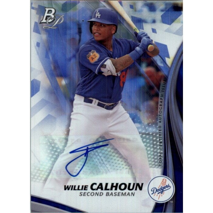 2017 Bowman Platinum Willie Calhoun Autograph Card: $18 2017 Bowman Platinum Willie Calhoun Autograph Card: $18