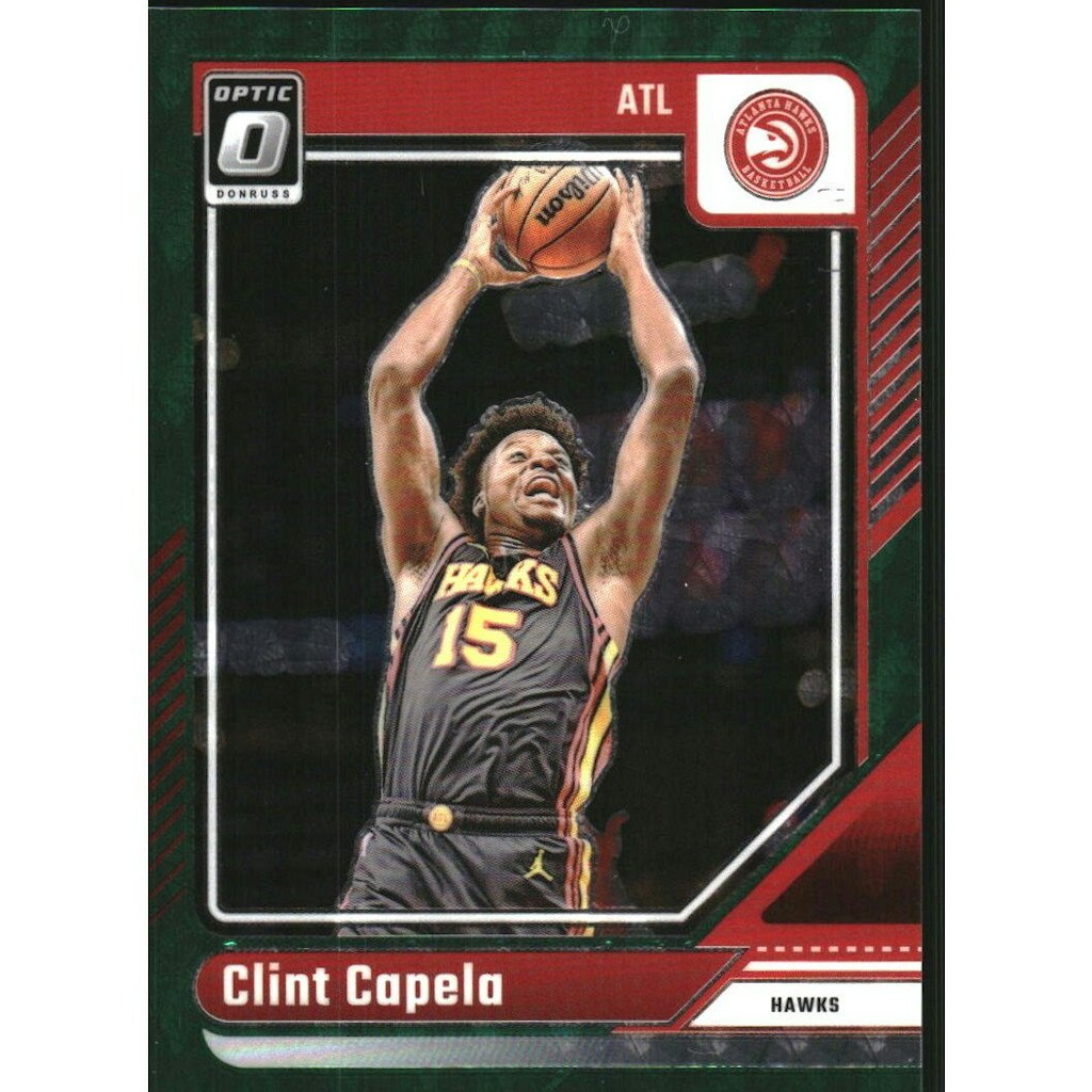 2024-25 Donruss Optic Green FOTL Clint Capela Card: $12