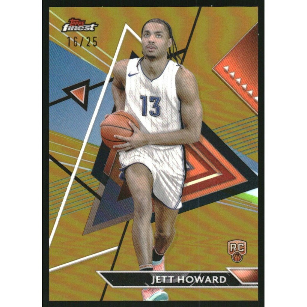 2023-24 Finest Gold Refractor Jett Howard Rookie Card: $10