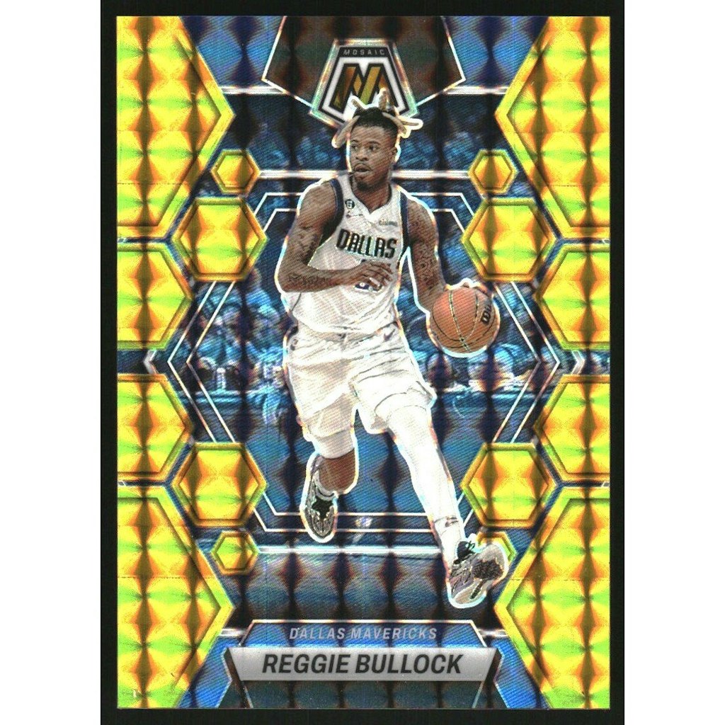 2022-23 Panini Mosaic Gold Reggie Bullock #116 Trading Card: $15 2022-23 Panini Mosaic Gold Reggie Bullock #116 Trading Card: $15