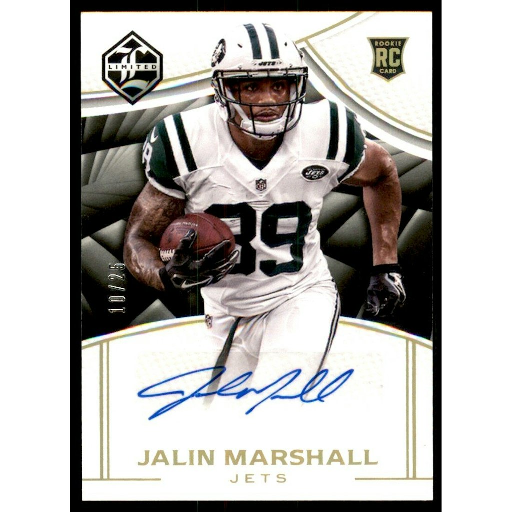 Jalin Marshall 2016 Gold Spotlight #192 Autograph Card: $15 Jalin Marshall 2016 Gold Spotlight #192 Autograph Card: $15