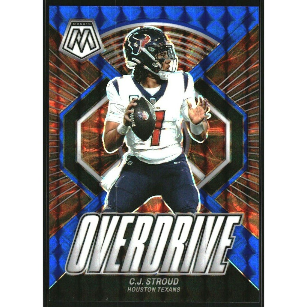 2024 Panini Mosaic Overdrive Blue CJ Stroud #8: $15 2024 Panini Mosaic Overdrive Blue CJ Stroud #8: $15