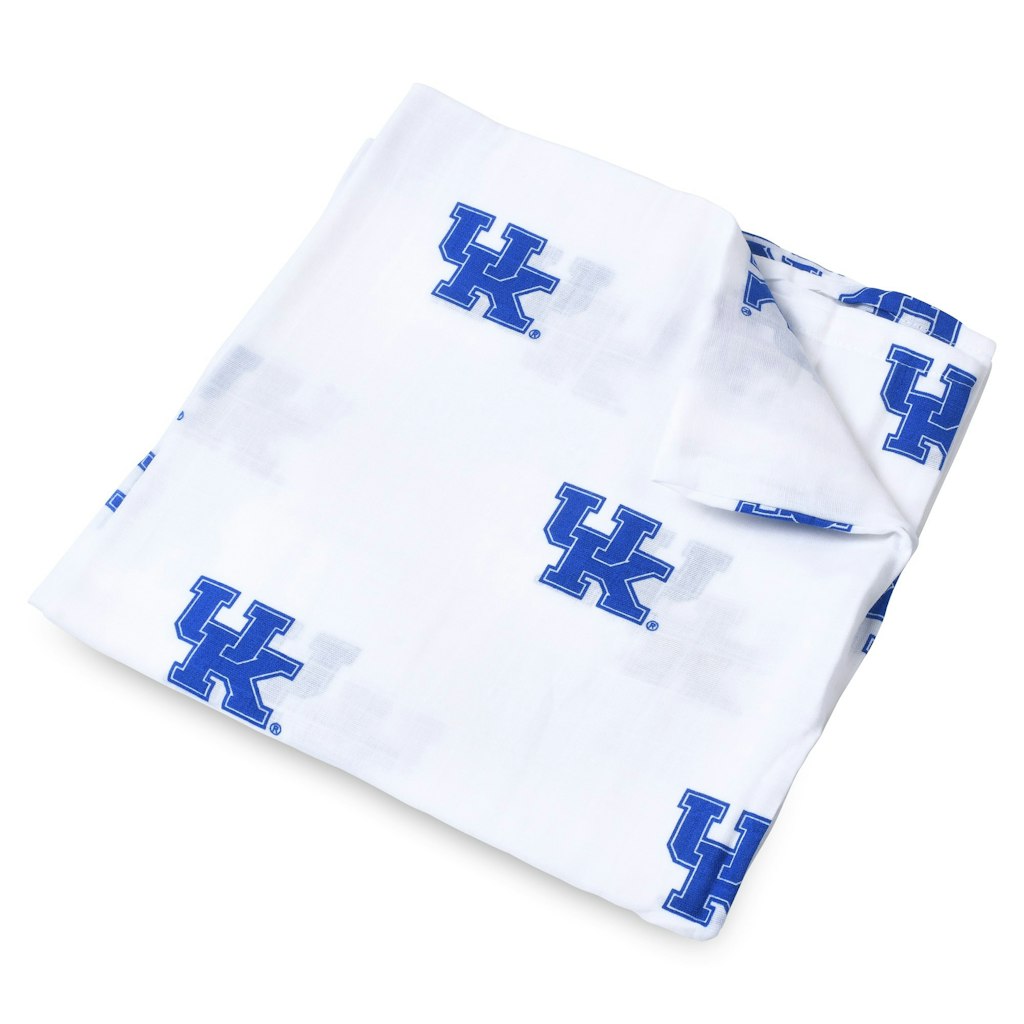 Three Little Anchors Kentucky Wildcats 47" x 47" Muslin Swaddle Blanket: $29.99 Three Little Anchors Kentucky Wildcats 47" x 47" Muslin Swaddle Blanket: $29.99