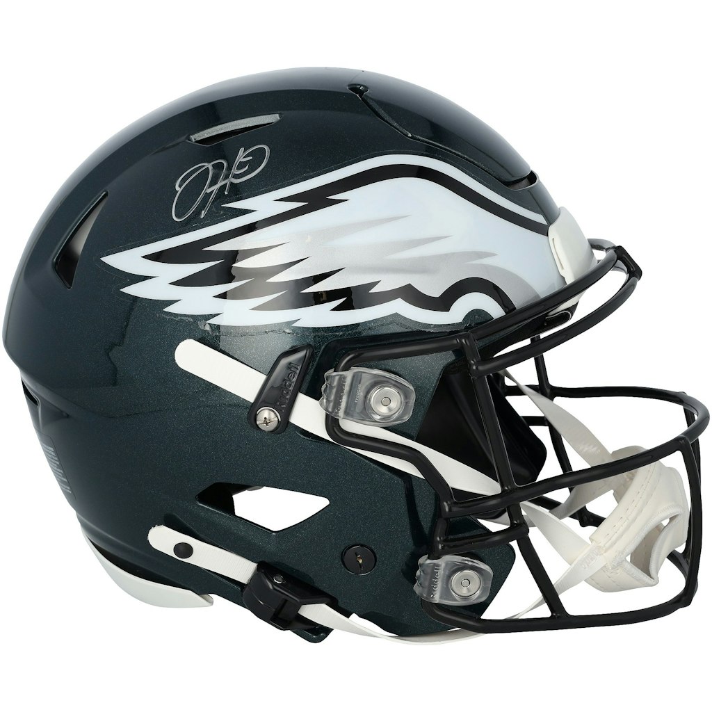 Jalen Hurts Autographed Philadelphia Eagles Riddell Speed Flex Authentic Helmet: $1,349.99 Jalen Hurts Autographed Philadelphia Eagles Riddell Speed Flex Authentic Helmet: $1,349.99