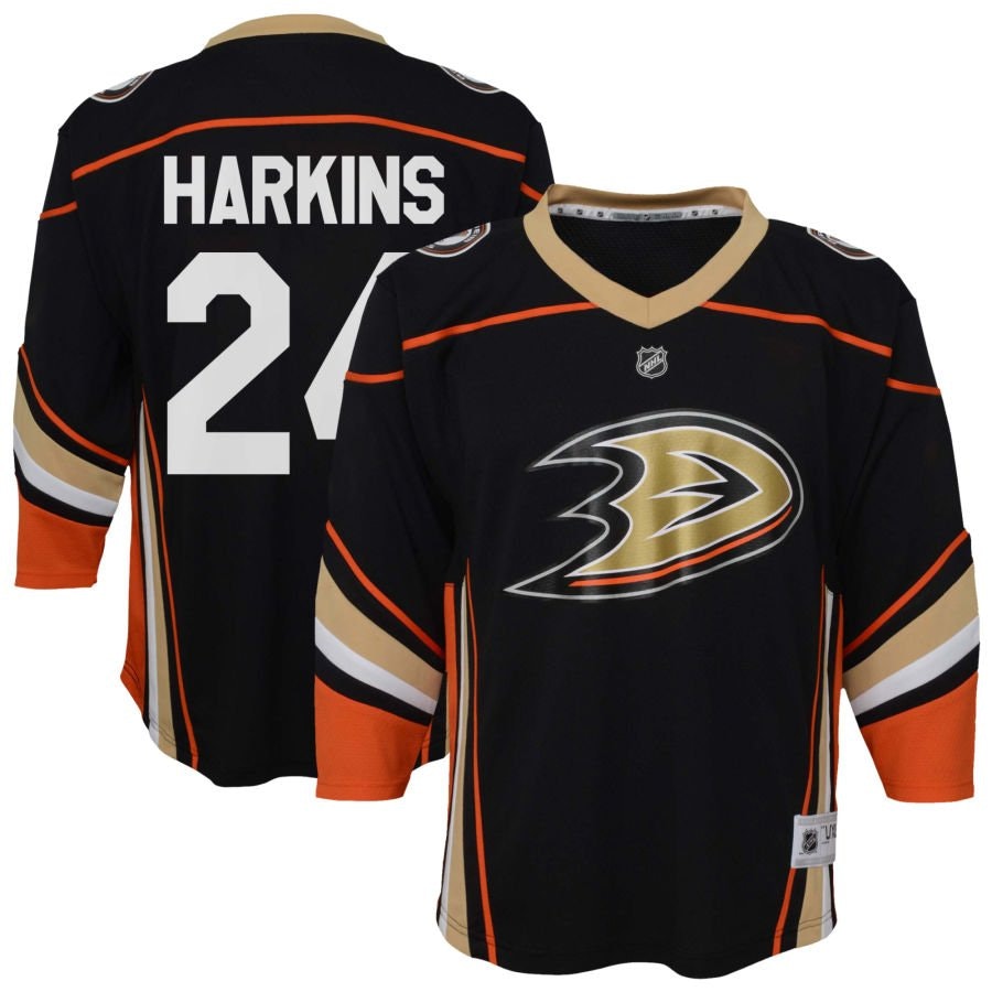 Jansen Harkins Youth Anaheim Ducks Home Replica Jersey: $109.99 Jansen Harkins Youth Anaheim Ducks Home Replica Jersey: $109.99