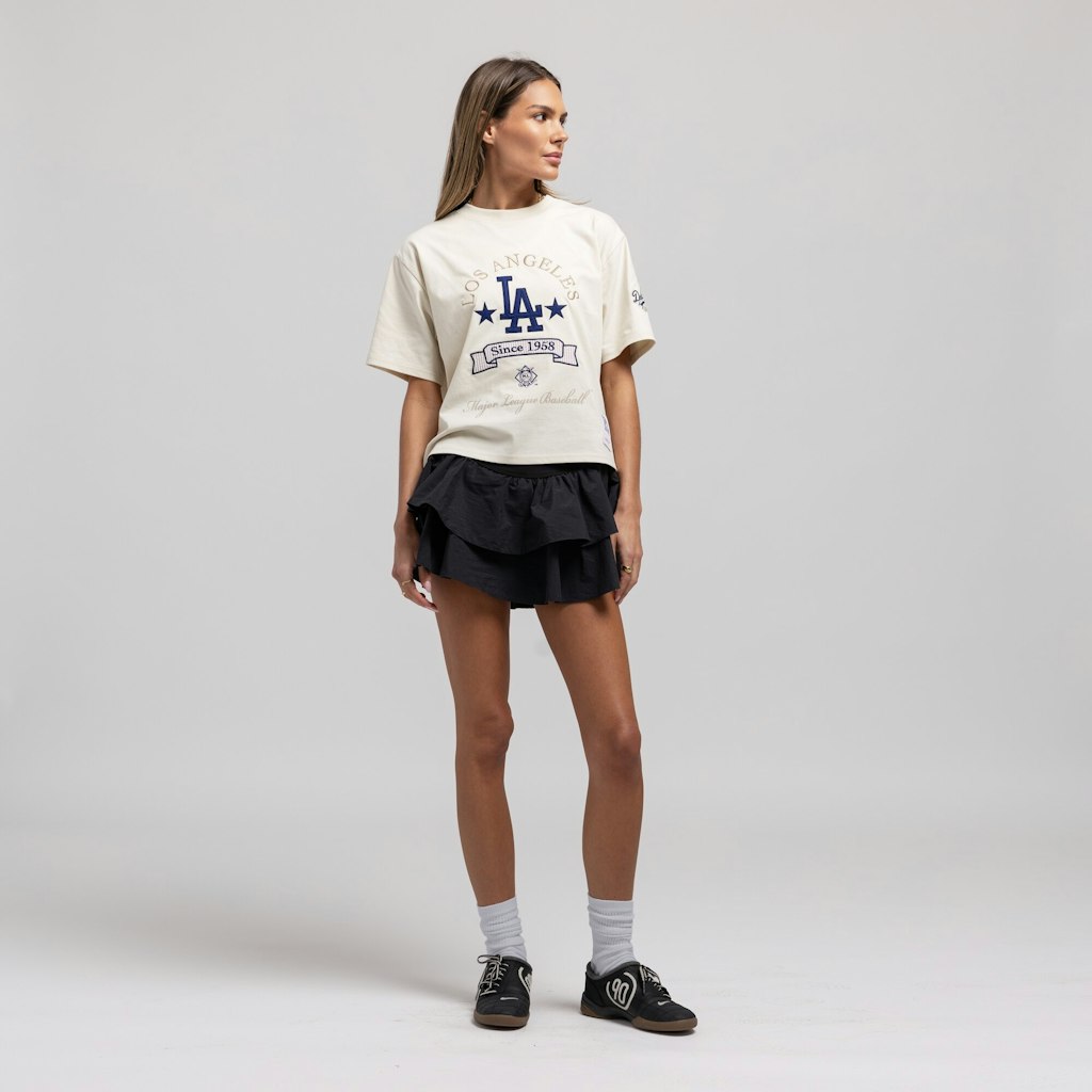 Mitchell & Ness Los Angeles Dodgers Women's Cropped T-Shirt: $37.49 Mitchell & Ness Los Angeles Dodgers Women's Cropped T-Shirt: $37.49