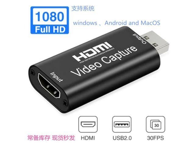 HDMI to USB 2.0 1080p Video Capture Card: $17.82