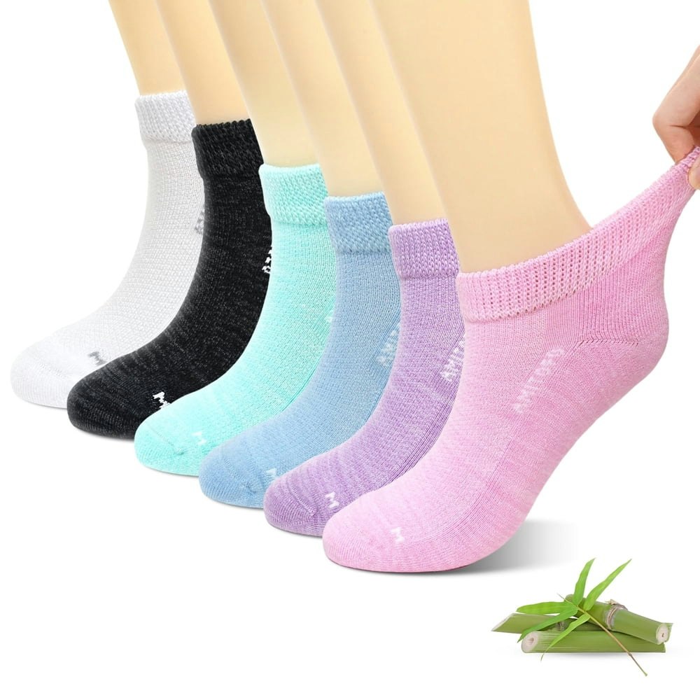 Lofir Non-Binding Diabetic Bamboo Socks 6-Pack: $15.20 Lofir Non-Binding Diabetic Bamboo Socks 6-Pack: $15.20