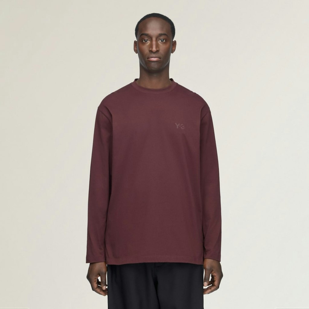 Y-3 Logo Long Sleeve T-Shirt: $130 Y-3 Logo Long Sleeve T-Shirt: $130