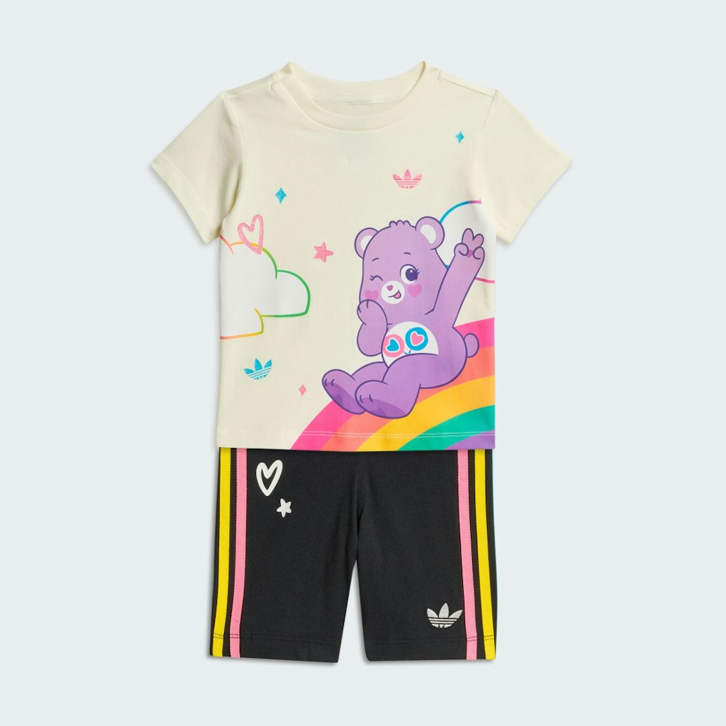 Adidas Care Bears T-Shirt and Shorts Set: $40 Adidas Care Bears T-Shirt and Shorts Set: $40