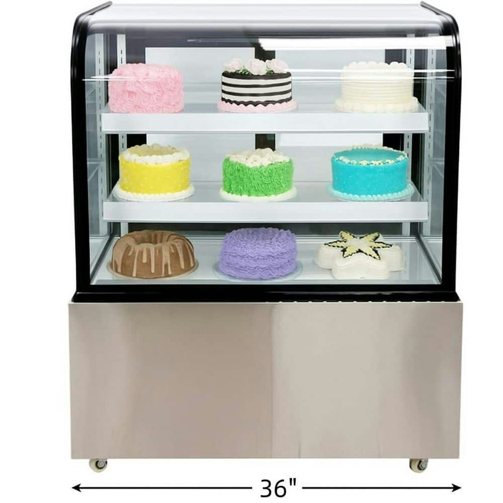 36-inch 17.7-Cubic-Foot Commercial Glass Bakery Refrigerator Display Case: $2,163 36-inch 17.7-Cubic-Foot Commercial Glass Bakery Refrigerator Display Case: $2,163