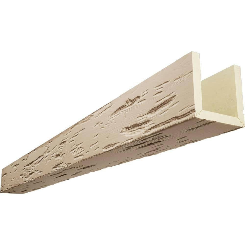 8" x 4" x 12' 3-Sided Pecky Cypress Faux Wood Ceiling Beam: $556.02