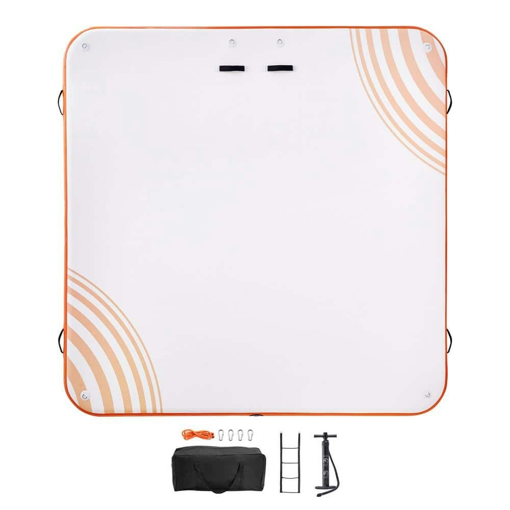 7x7-Foot Inflatable Floating Dock: $178.77 7x7-Foot Inflatable Floating Dock: $178.77