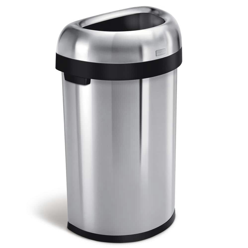 60L Semi-Round Open Top Commercial Trash Can: $159.99 60L Semi-Round Open Top Commercial Trash Can: $159.99