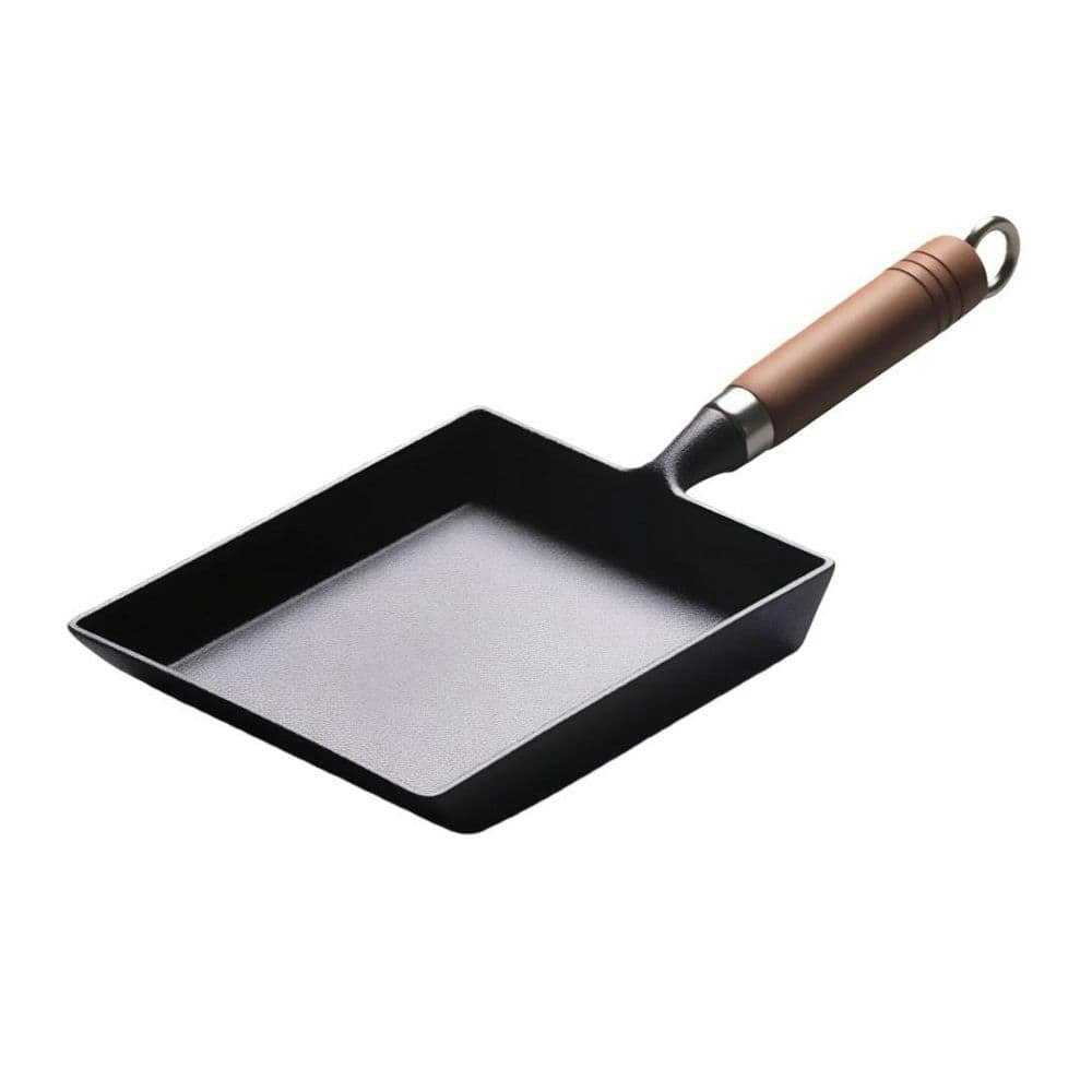 9-Inch Japanese Cast Iron Tamagoyaki Pan: $97.42 9-Inch Japanese Cast Iron Tamagoyaki Pan: $97.42