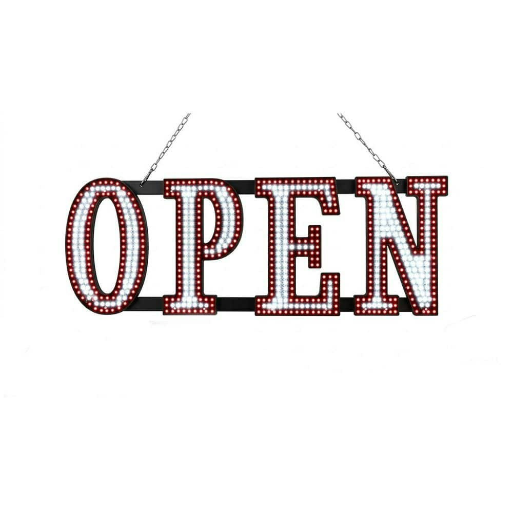 Ultra Bright LED Open Sign: $87.25 Ultra Bright LED Open Sign: $87.25