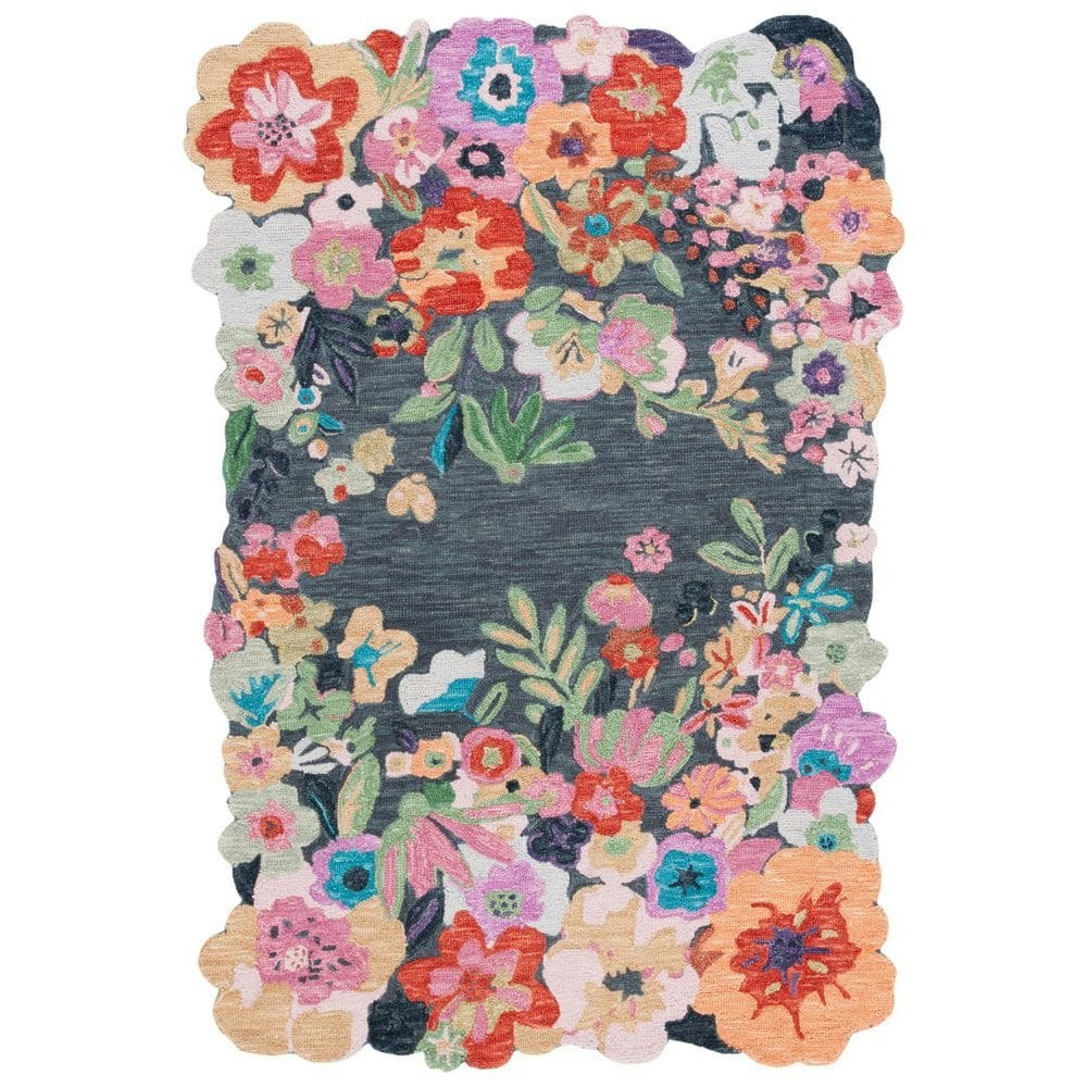 Jardin 5x8-Foot Botanical Floral Area Rug: $220.29
