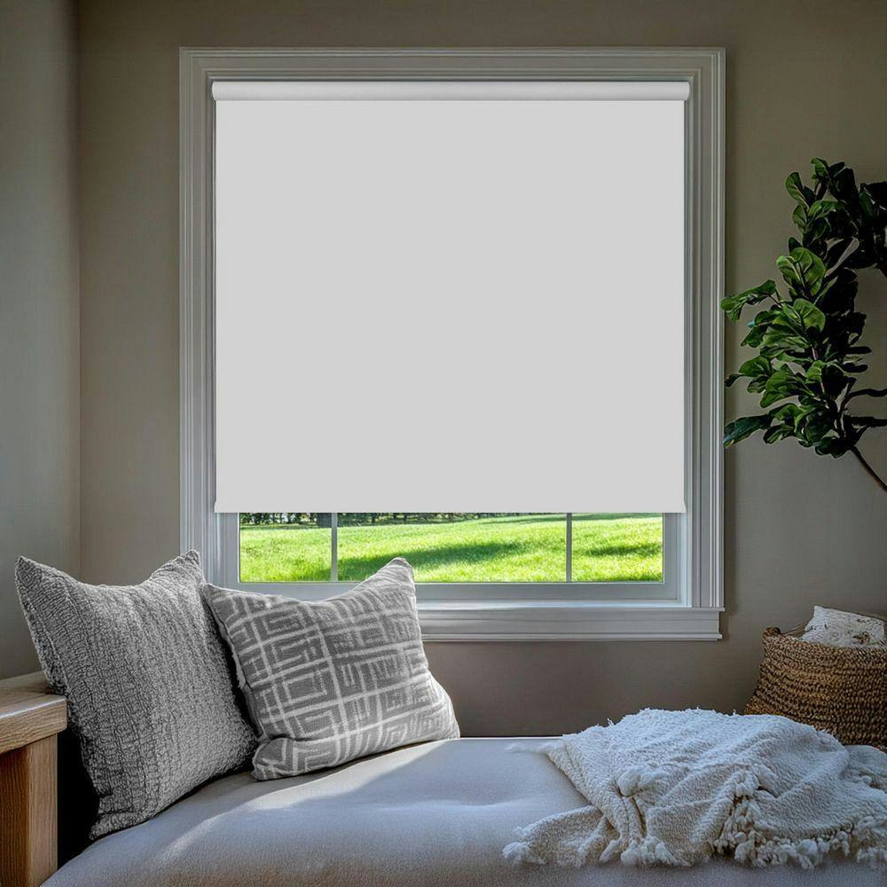 66.5" x 64" Cordless Blackout Vinyl Roller Shade: $131.75 66.5" x 64" Cordless Blackout Vinyl Roller Shade: $131.75