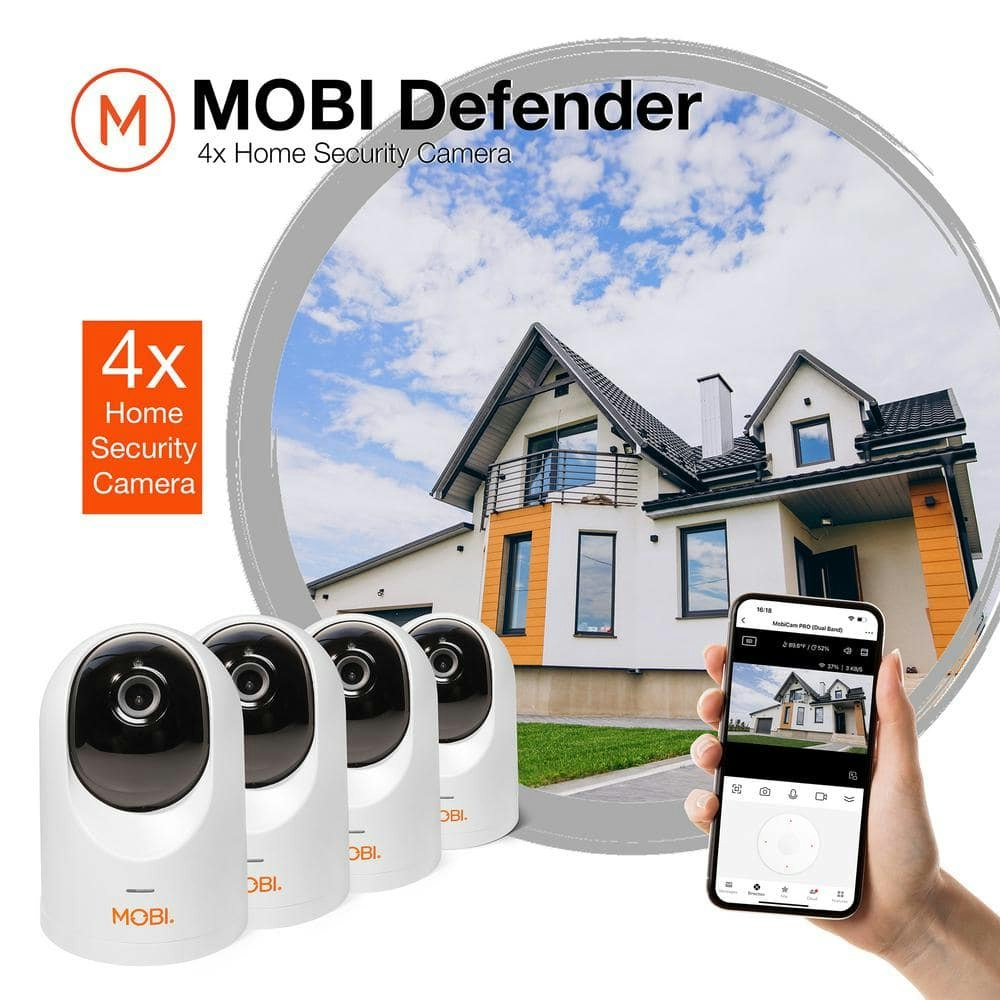 Defender Smart Home Security Cameras 4-Pack: $199.99 Defender Smart Home Security Cameras 4-Pack: $199.99