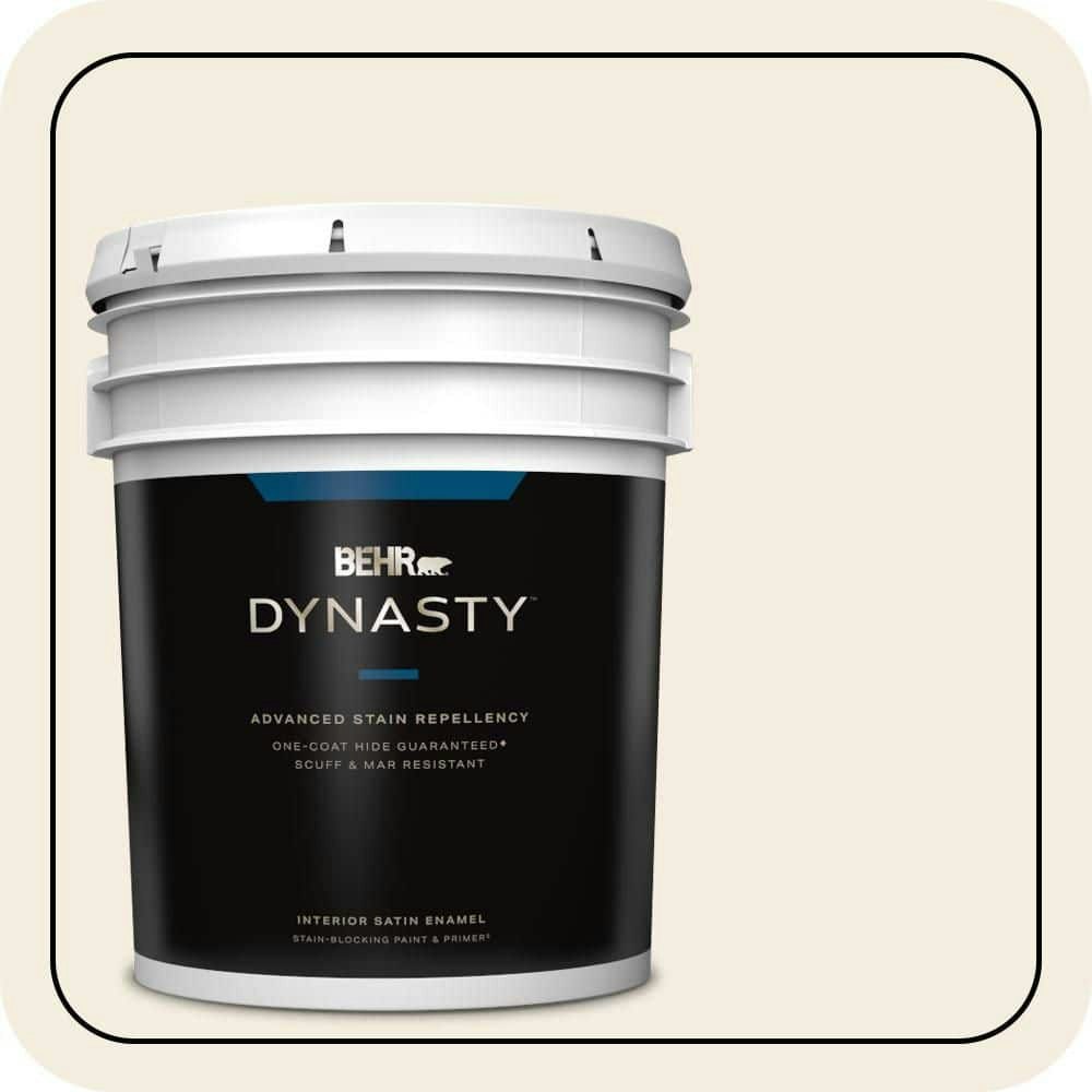 White Satin Enamel Interior Paint and Primer 5-Gallon: $317 White Satin Enamel Interior Paint and Primer 5-Gallon: $317