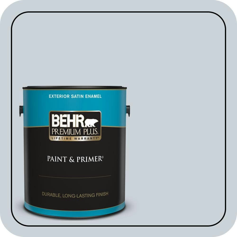 Behr Polar Frost Satin Enamel Exterior Paint & Primer 1-Gallon: $49.98