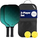 Sport Squad 2-Player Pickleball Paddle Set w/ Travel Bag for $13 + free shipping w/ Prime