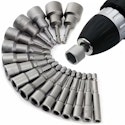 14-Piece Magnetic Nut Driver Set, 1/4" Hex Shank Impact Socket Bit Set for $5 + free shipping w/ Prime