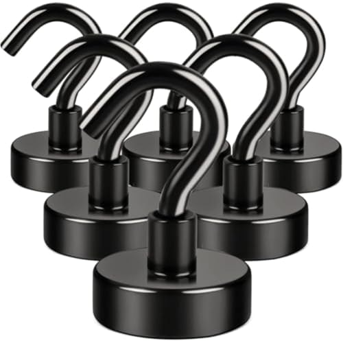 Magnetic 20-lb. Neodymium Hooks 6-Pack: $1 Magnetic 20-lb. Neodymium Hooks 6-Pack: $1