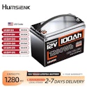 Humsienk LiFePO4 12V 100Ah RV & Off-Grid Lithium Battery for $98 + free shipping