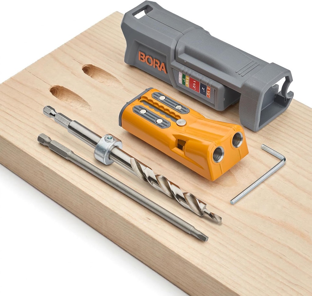 Bora Pro Compact Metal Pocket Hole Jig Kit: $25