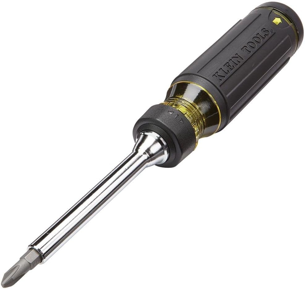 Klein Tools 15-in-1 Multi-Bit Ratcheting Screwdriver: $20