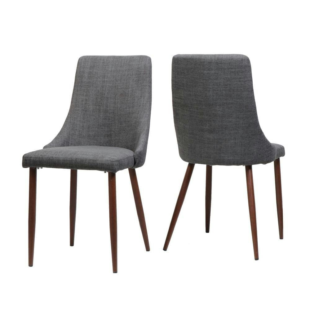 Modern Fabric Dining Chair with Iron Legs 2-Pack: $256.68 Modern Fabric Dining Chair with Iron Legs 2-Pack: $256.68